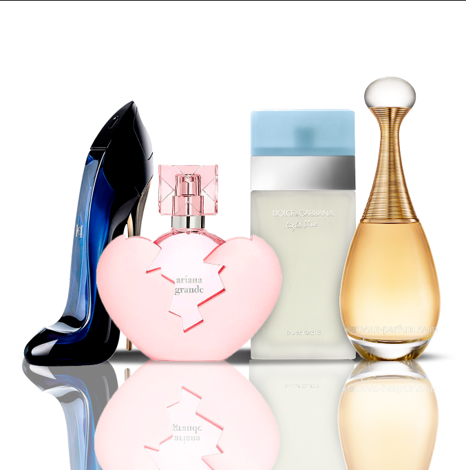 Zestaw 4 perfum | Thank U Next + Light Blue + Good Girl + J'adore 100 ml